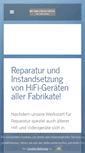 Mobile Screenshot of koerner-hifi.de